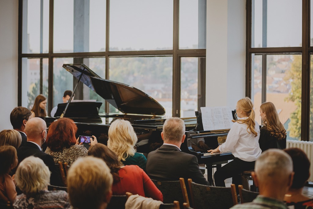 Slavnostní koncert a „křest” nového klavíru Petrof