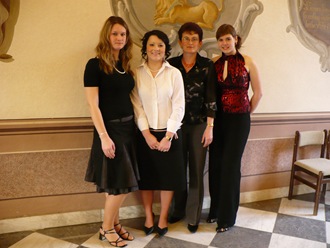 Martina Nožičková, Zuzana Nohová, Eva Hercegová, Zuzana Klusáčková