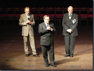 Rotary Třebíč - Ing. Martin Saitl, Senátor - Vítězslav Jonáš, Honorární konsul - Gen. Oldřich Uttendorfský 