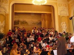Zkouška Velkého orchestru Třebíč + Rothenburg