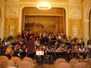 Zkouška Velkého orchestru Třebíč + Rothenburg